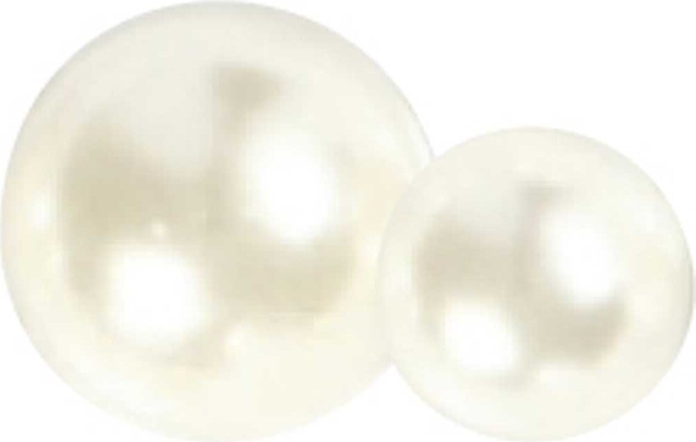 Halvperler - Selvklæbende - Hvid - Str 2-8 Mm - 140 Stk