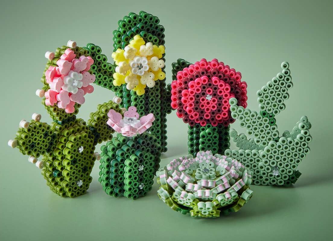 Hama Art - Sukkulenter Perlesæt - 6000 Midi Perler - 3622