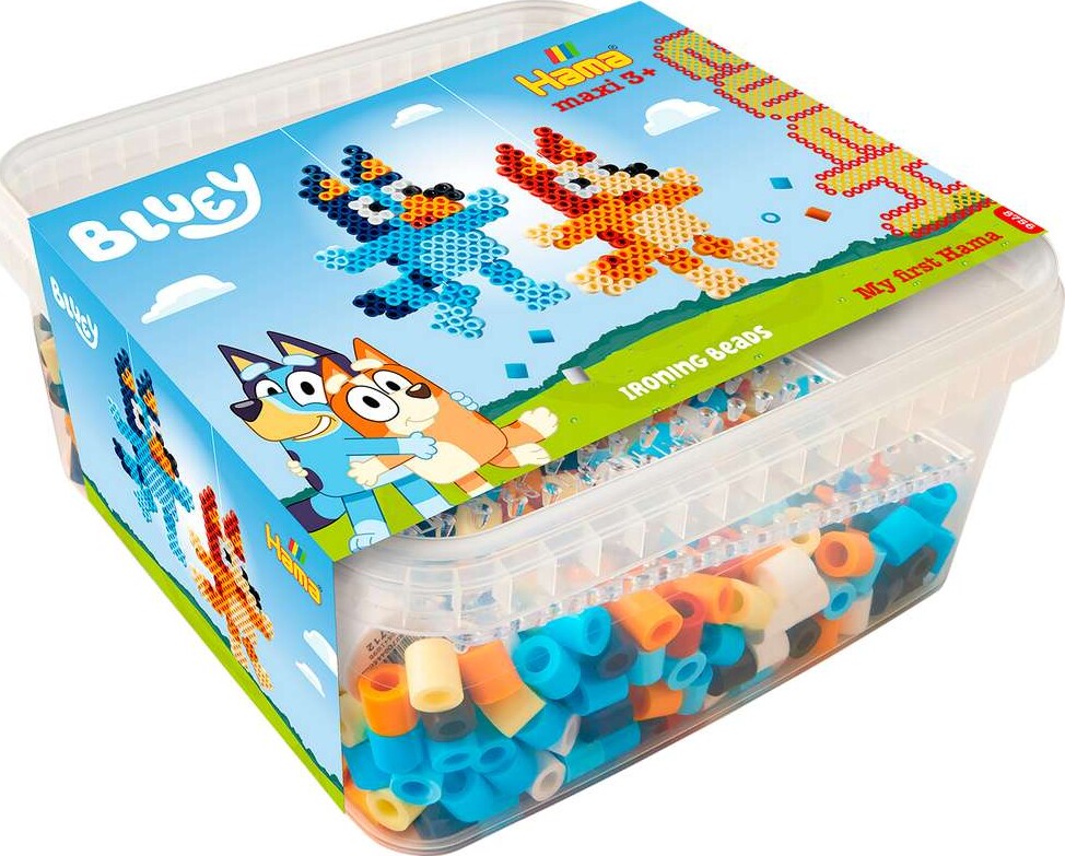 Hama 8756 - Bluey - 900 Maxi Perler Perleplade Snor Papir