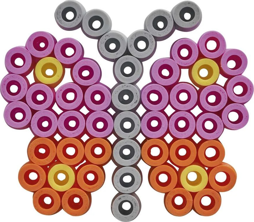 Hama Maxi Perlesæt - 3000 Perler Og 4 Plader Bøtte - 8806