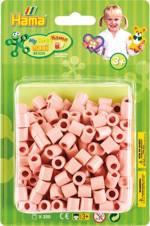 Hama Maxi Perler - Mat Rosa - 250 Stk - 8526