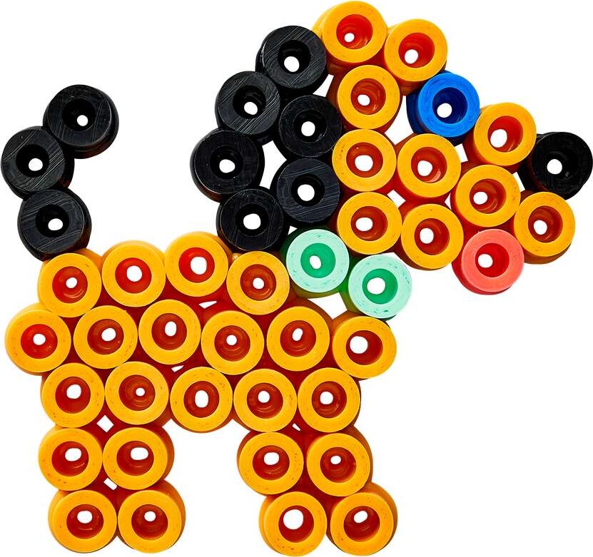 Hama 8984 - Hund - 100 Maxi Perler Og Plade - My First Hama
