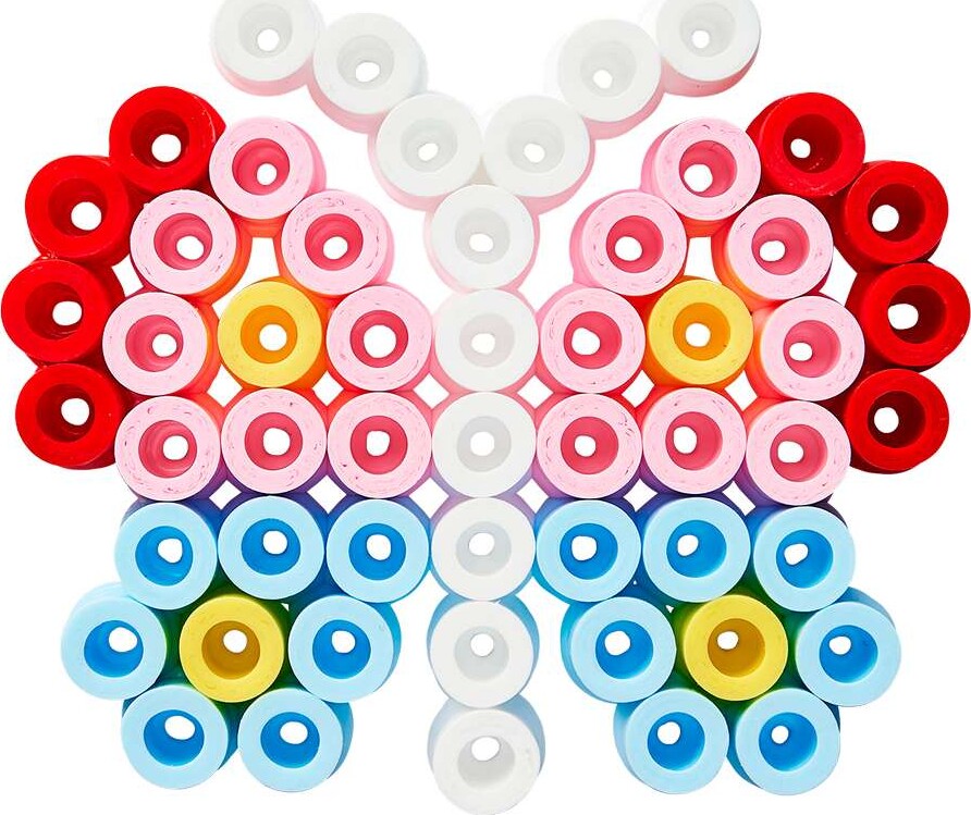 Hama 8983 - Sommerfugl - Maxi Perler Og Plade - My First Hama