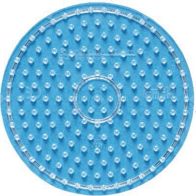 Hama Maxi Perleplade - Rund - Transparent - Ø 15 5 Cm - 8220