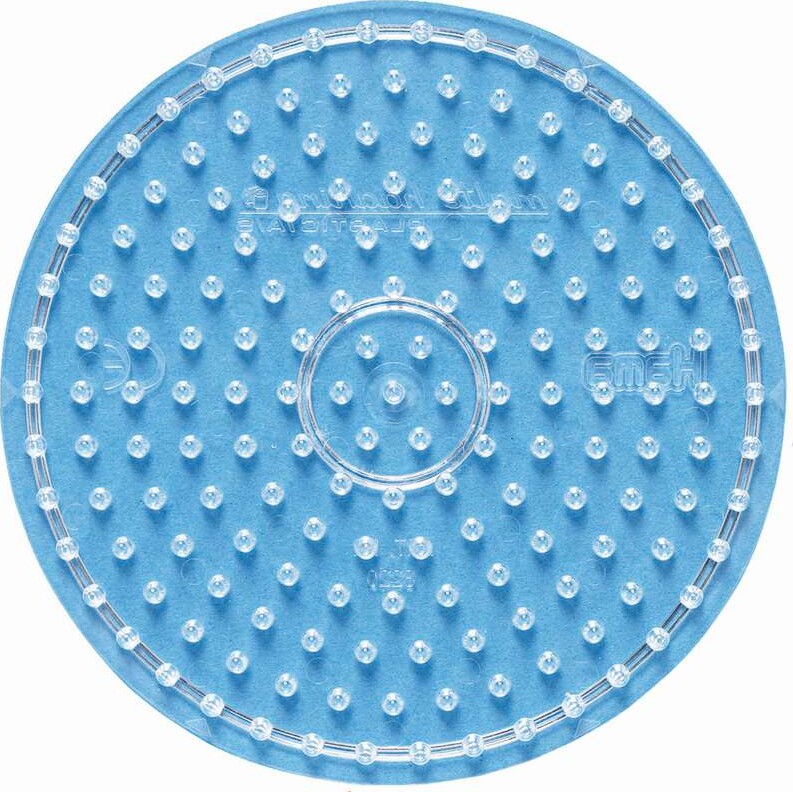 Hama Maxi Perleplade - Rund - Transparent - Ø 15 5 Cm - 8220
