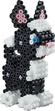 Hama Midi Perler - 3D Hund Og Kat Perlesæt - 2500 Perler - 3253