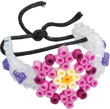 Hama Midi Perler - 2400 Perler I Opbevaringsboks - Lilla - 3709