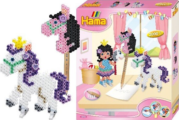 Hama Midi Perler - Pony Leg Perlesæt - 2000 Perler - 3252