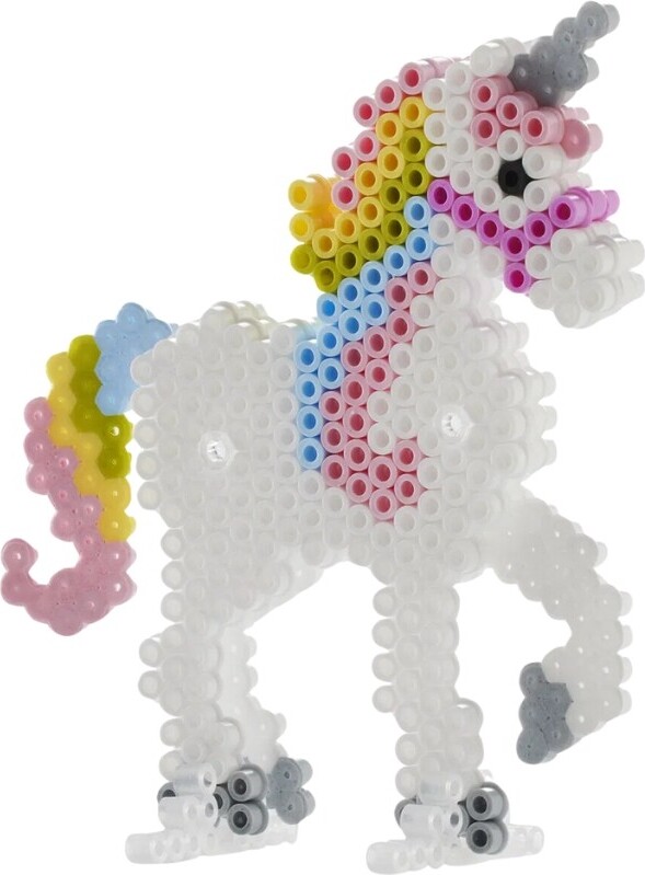 Hama Midi Perler - Diy 3D Enhjørning Sæt Inkl 2000 Perler - 3454
