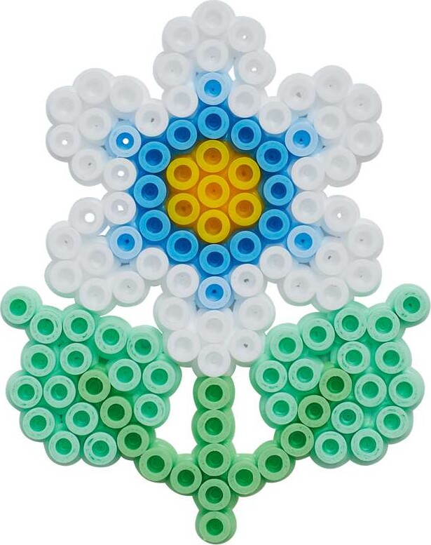 Hama Midi Perler - Sommerfugl Og Blomst Perlesæt - 4216