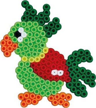 Hama Midi Perler - Perlesæt Med 3000 Perler - Blå - 4416