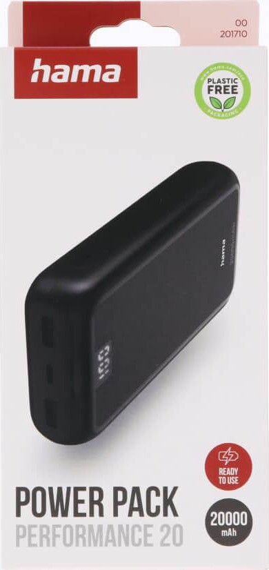 Hama - Powerbank 20000Mah 2Xusb-A 1Xusb-C Anthracite