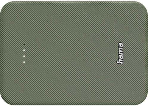 Hama Powerbank 10000 Mah - Usb-C Usb-A - Colour 10 - Grøn