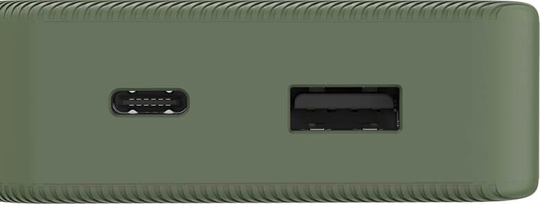 Hama Powerbank 10000 Mah - Usb-C Usb-A - Colour 10 - Grøn