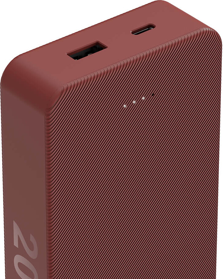 Hama Powerbank 20000 Mah - Usb-C Usb-A - Colour 20 - Rød