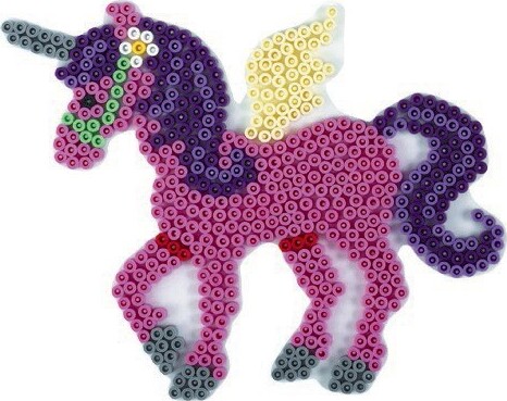 Hama Midi Perleplade - Enhjørning - 20X15 5 Cm - 315