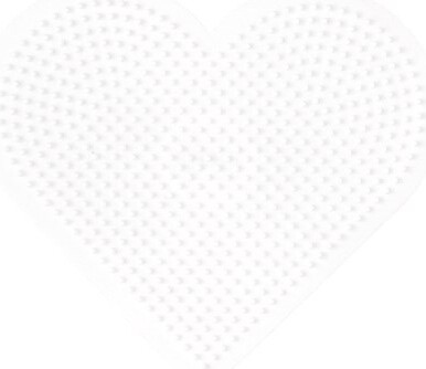 Hama Midi Perleplade - Hjerte Stor Stiftplade - 16X17 5 Cm - 233