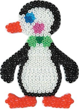 Hama 301 - Pingvin Midi Perleplade - 15X11 Cm