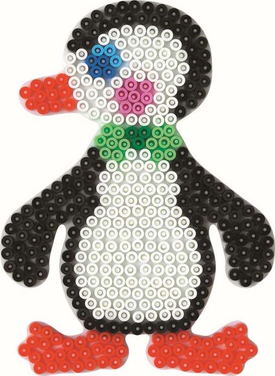 Hama 301 - Pingvin Midi Perleplade - 15X11 Cm