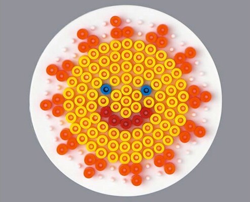 Hama 222 - Rund Perleplade - Midi - Ø 8 5 Cm