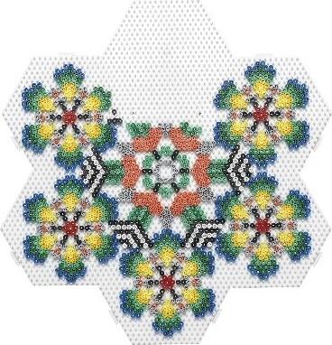 Hama Midi Perleplade - Samle Sekskant - Medium 12 5X11 5 Cm - 329