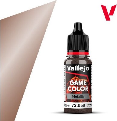 Vallejo - Game Color - Hammered Copper Metallic - 18 Ml - 72059