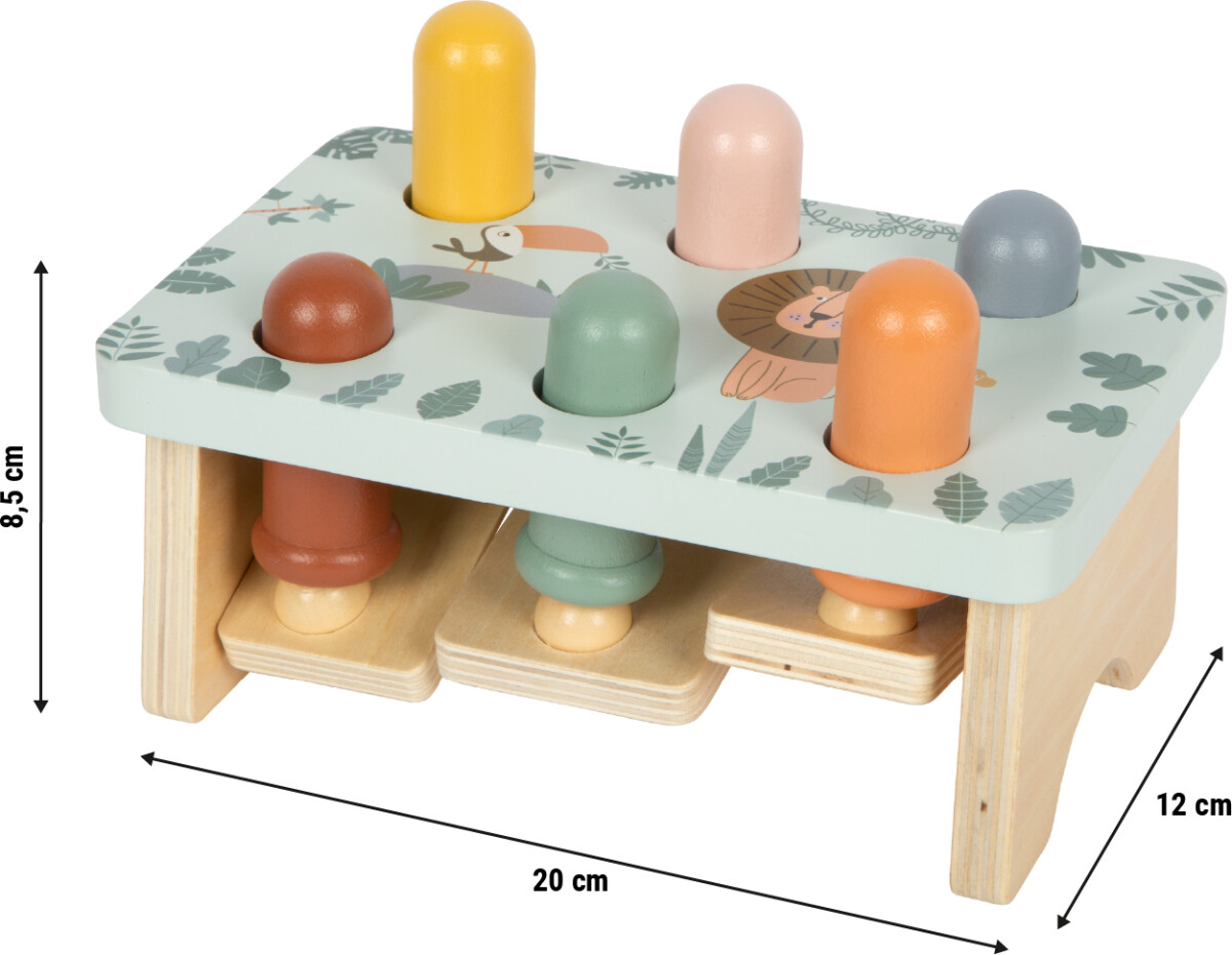 Hammerbræt Legetøj I Træ - Safari - Small Foot