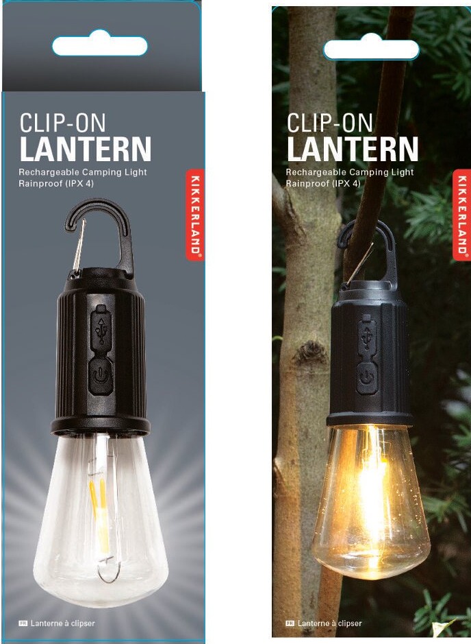 Kikkerland - Vandtæt Led Lanterne Med 3 Lysniveauer