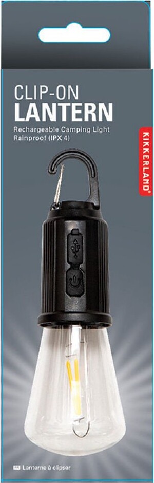 Kikkerland - Vandtæt Led Lanterne Med 3 Lysniveauer