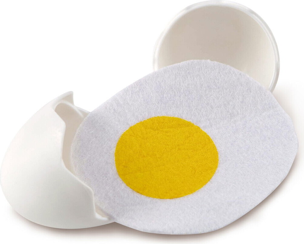 Hape - Egg Carton - Æggebakke Legetøj Med 6 Æg - E3156