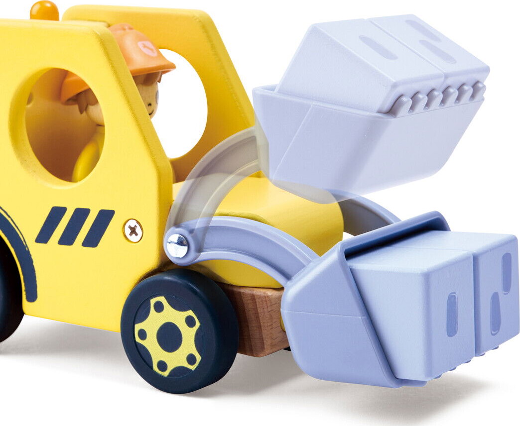 Hape - The Buzzing Bulldozer - Legetøj Med Lyd - Hapeland