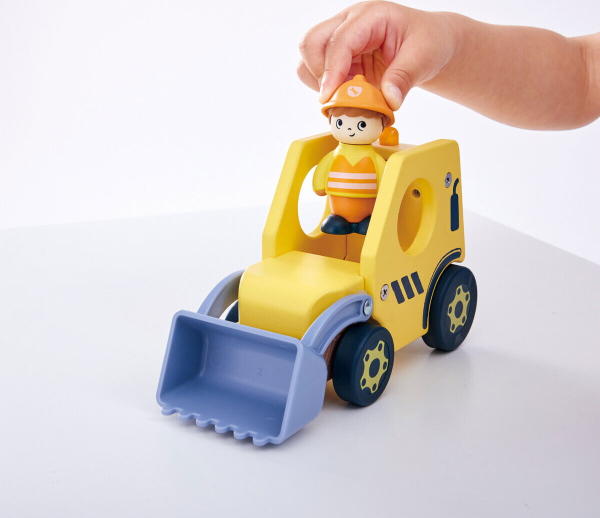 Hape - The Buzzing Bulldozer - Legetøj Med Lyd - Hapeland