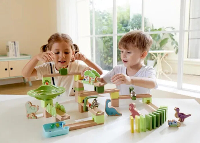 Hape - Dino Adventure Marble Run Kuglebane - Play Essentials