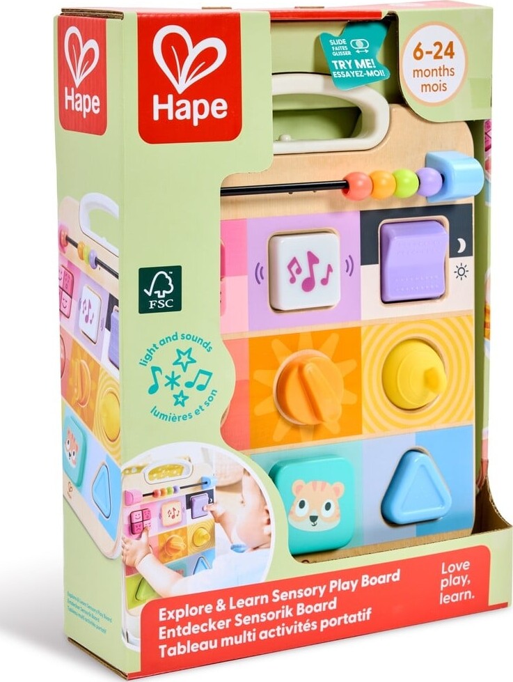Hape - Explore Learn Sensory Play Board 87-0143