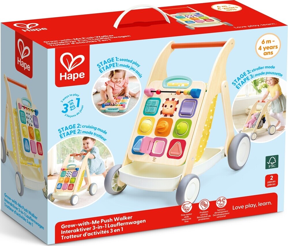 Hape - Gåvogn Med Aktiviteter