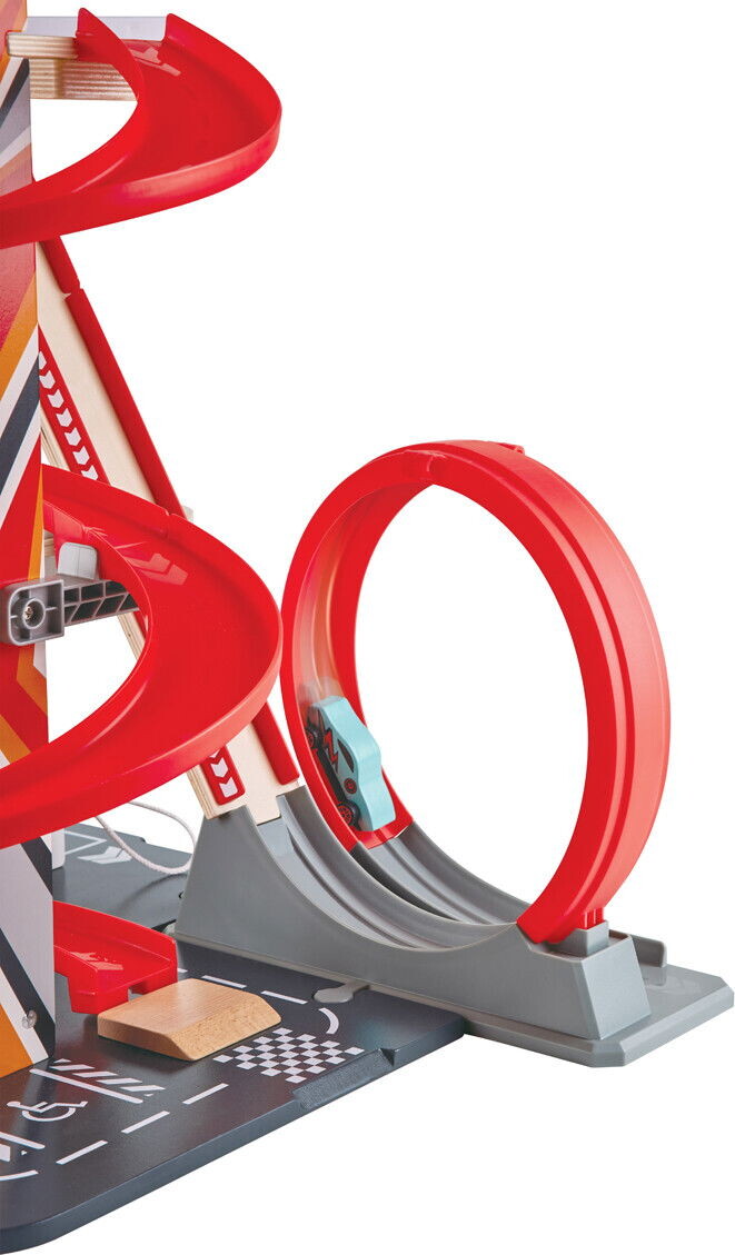 Hape - Parkeringshus - Stunt Garage - 59 Cm