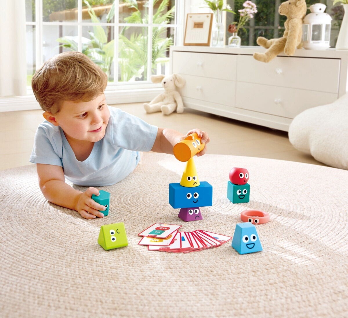 Hape - Scoot Around - Geometrisk Spatial Stabletårn