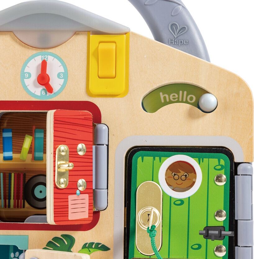 Låsebræt Til Børn - Træ - Hape