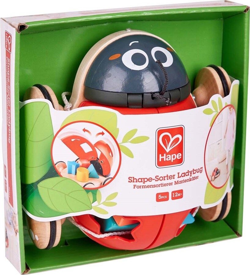 Hape - 2-I-1 Puttekasse Og Trækdyr - Marinehøne