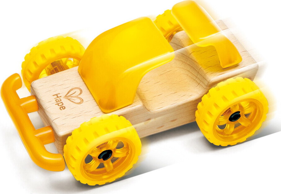 Hape - Whizzy Wheels - Legetøjsbil Byggesæt I Træ - Assorteret