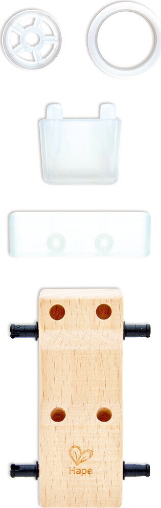 Hape - Whizzy Wheels - Legetøjsbil Byggesæt I Træ - Assorteret