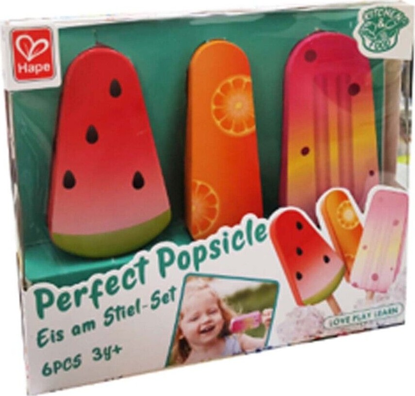 Hape - Ispinde Legetøj - Perfect Popsicles - Love Play Learn