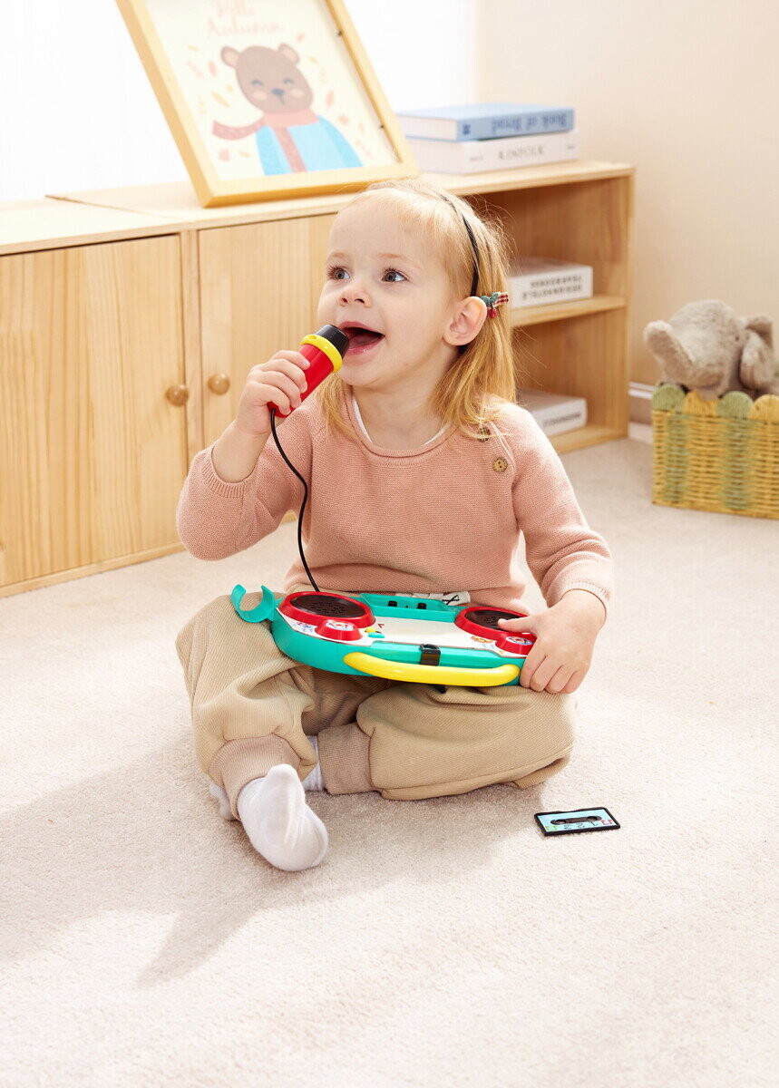 Hape E0703K - Pixelz Sing-Along Boombox - Karaokemaskine