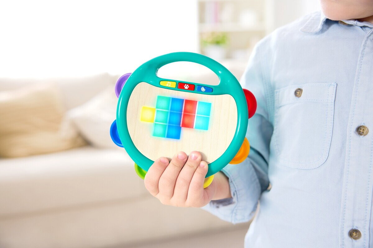 Hape - Pixelz Shake Tap Tamburin