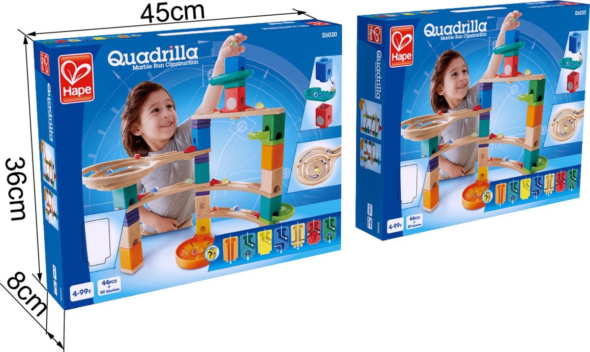 Hape Quadrilla - Marble Run Kuglebane Sæt