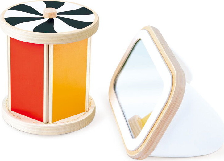 Hape - Stand-Alone Roll - Snurretromme Med Spejl