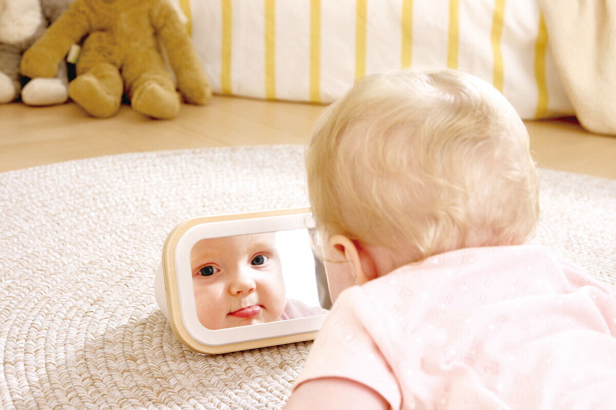 Hape - Stand-Alone Roll - Snurretromme Med Spejl