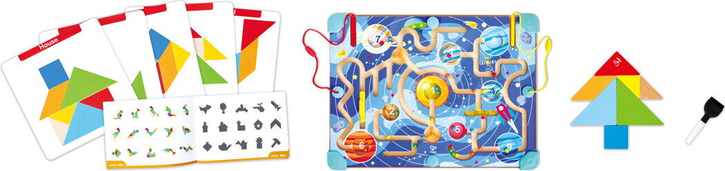 Hape - Space Maze Tangram Tavle