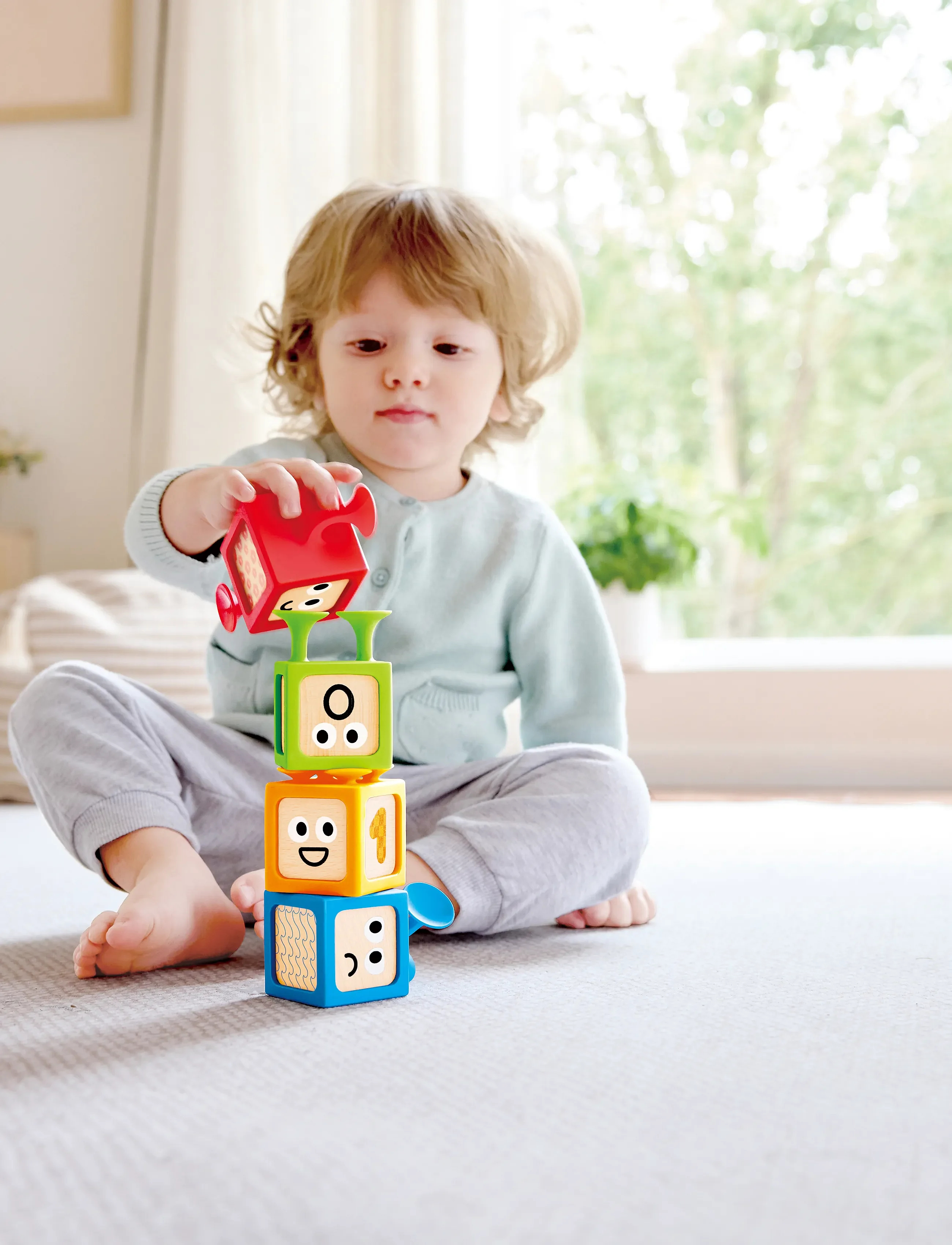 Hape - Suction Sensory Blocks - Sanseklodser - E0543