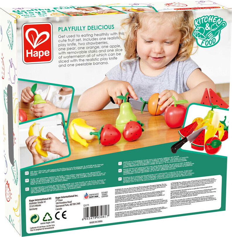 Hape - Frugt Legesæt - 8 Dele